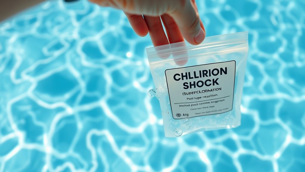 pool water chemical treatment