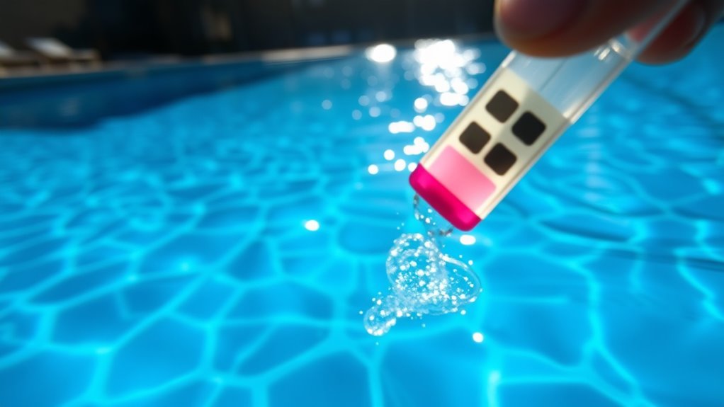 pool water nitrate ammonia testing