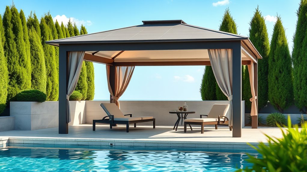 poolside gazebo considerations