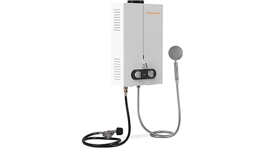 portable 1 85 gpm heater