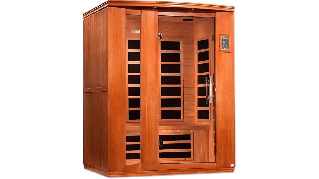 portable 3 person infrared sauna