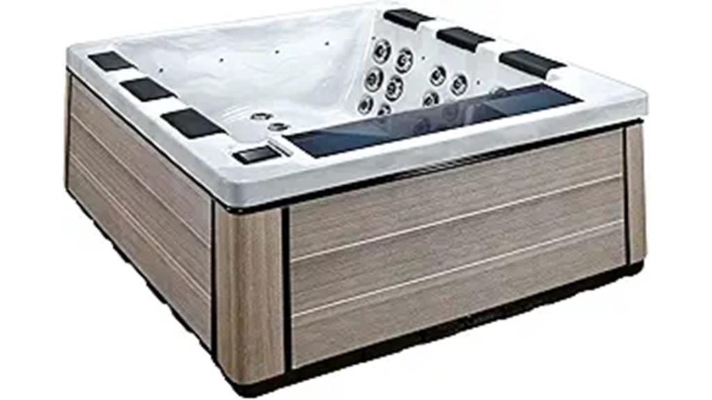 portable six person hot tub