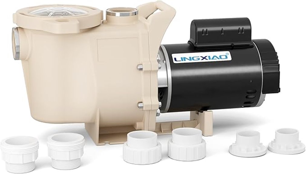 powerful self priming pump