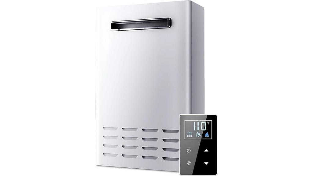 propane outdoor tankless heater