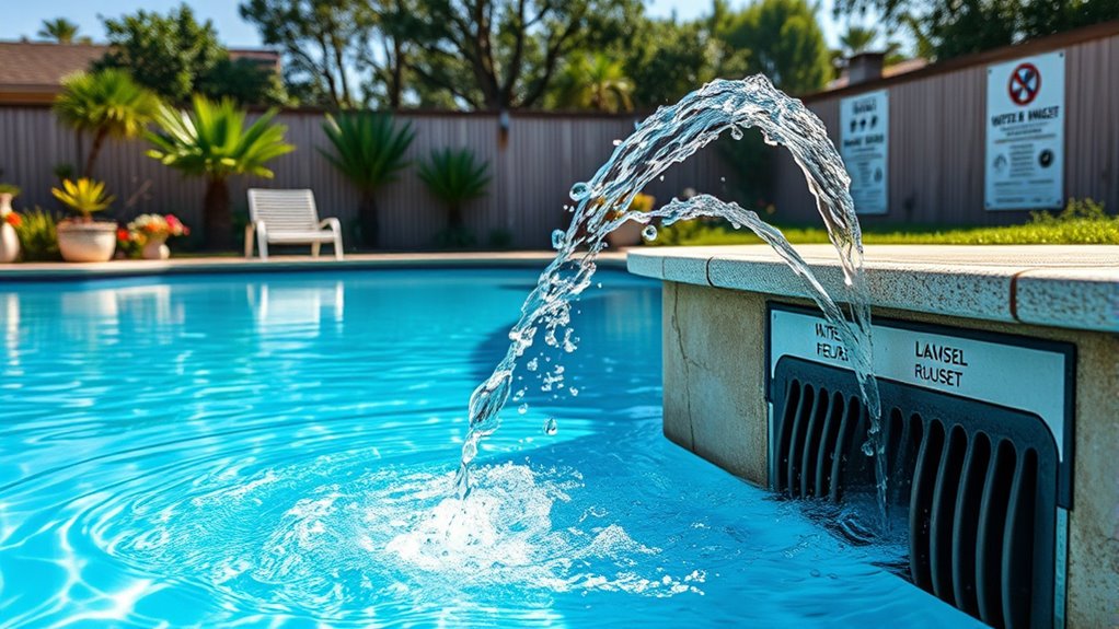 proper backwash water disposal