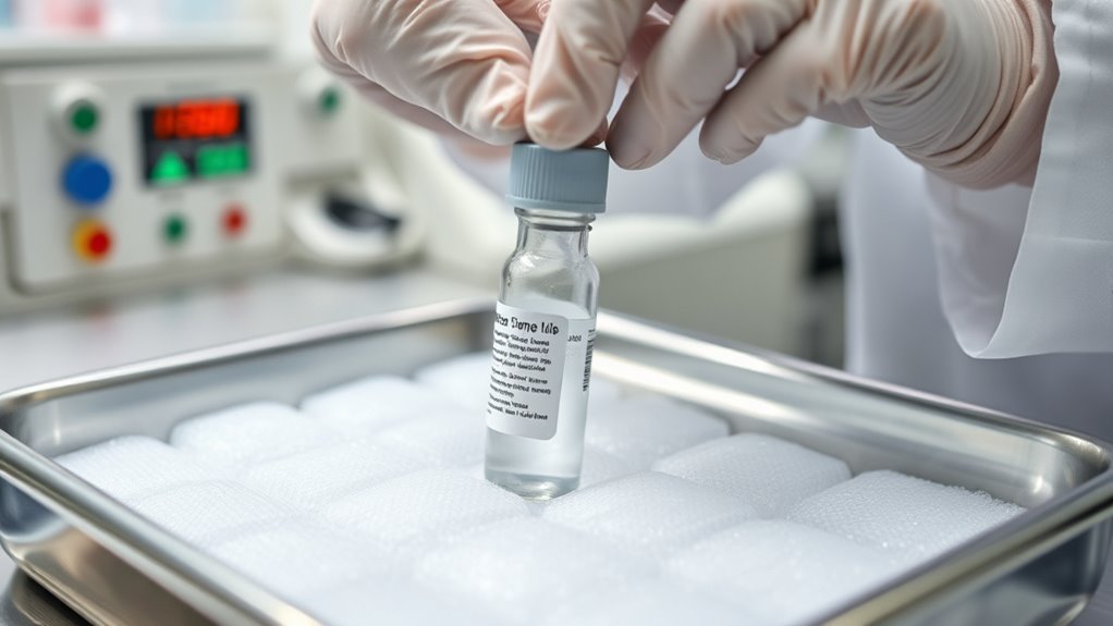 proper sample storage and transport