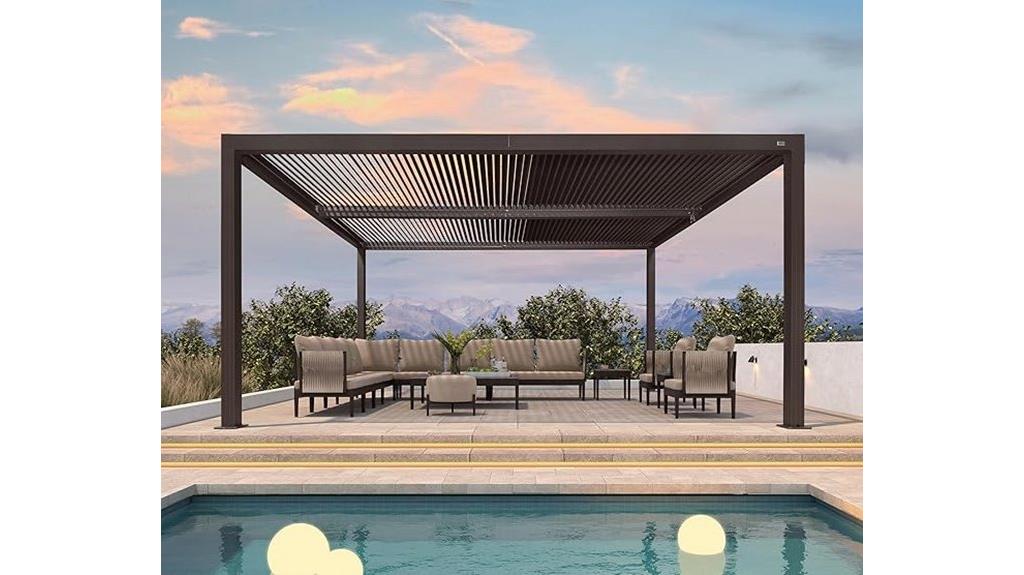 purple leaf pergola gazebo
