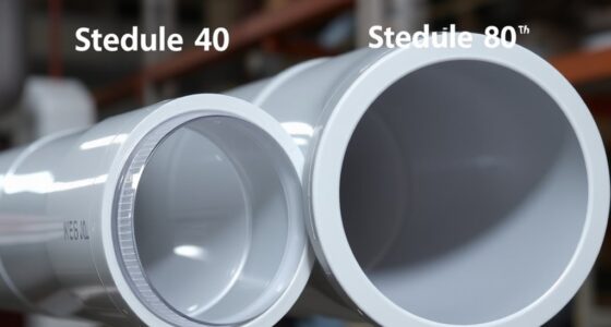pvc pipe pressure differences