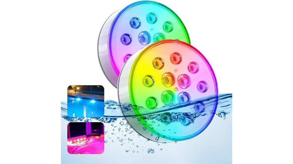rechargeable led pool lights
