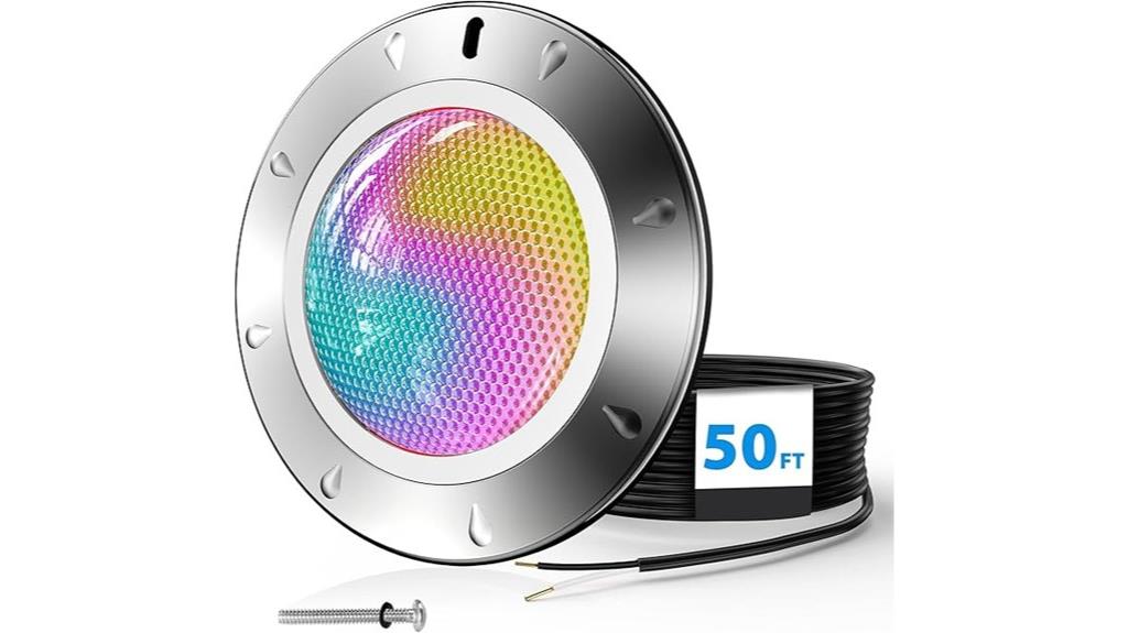 rgbw 65w pool light