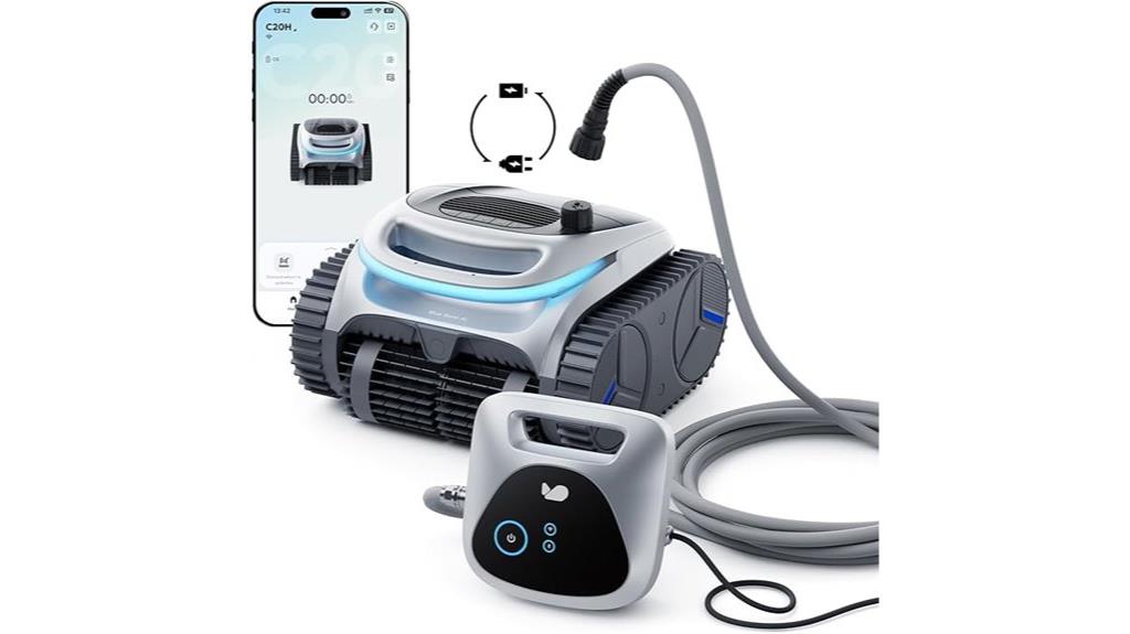 robotic pool cleaner app controlled