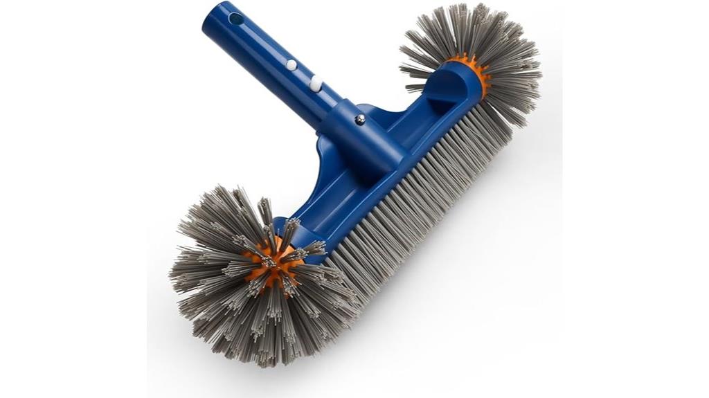 round ended pool brush