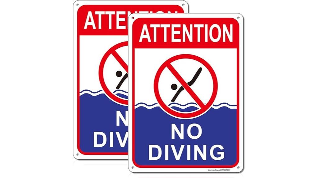 rust free pool warning