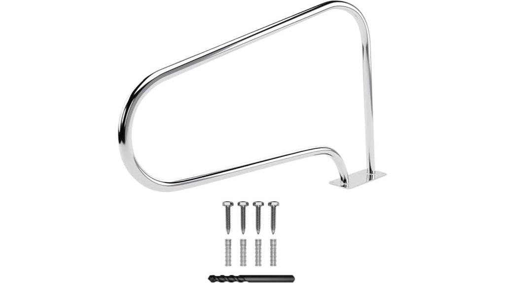 rustproof pool hand rail