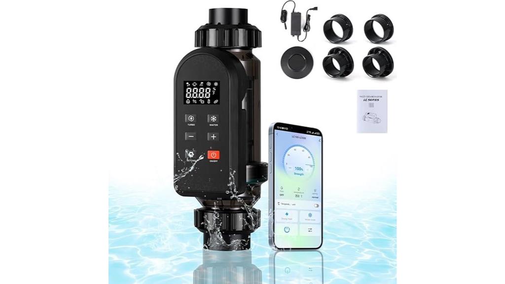 saltwater pool chlorinator system