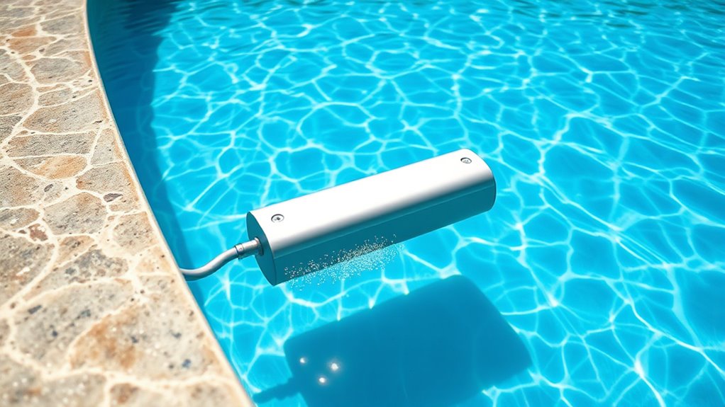 saltwater pool sanitation process