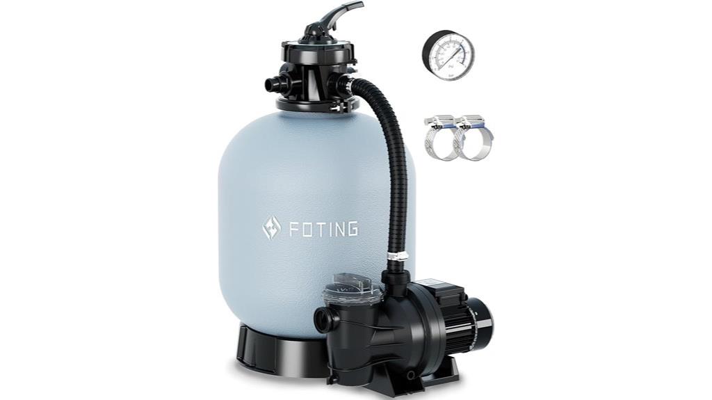 sand filter pump specifications
