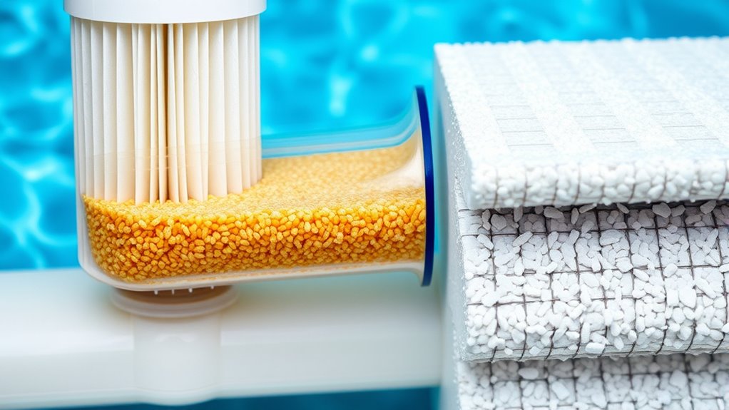 sand filters trap debris efficiently