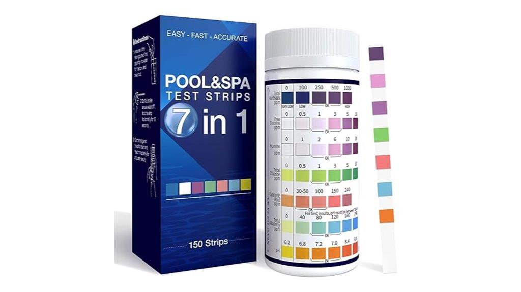 seven in one pool strips