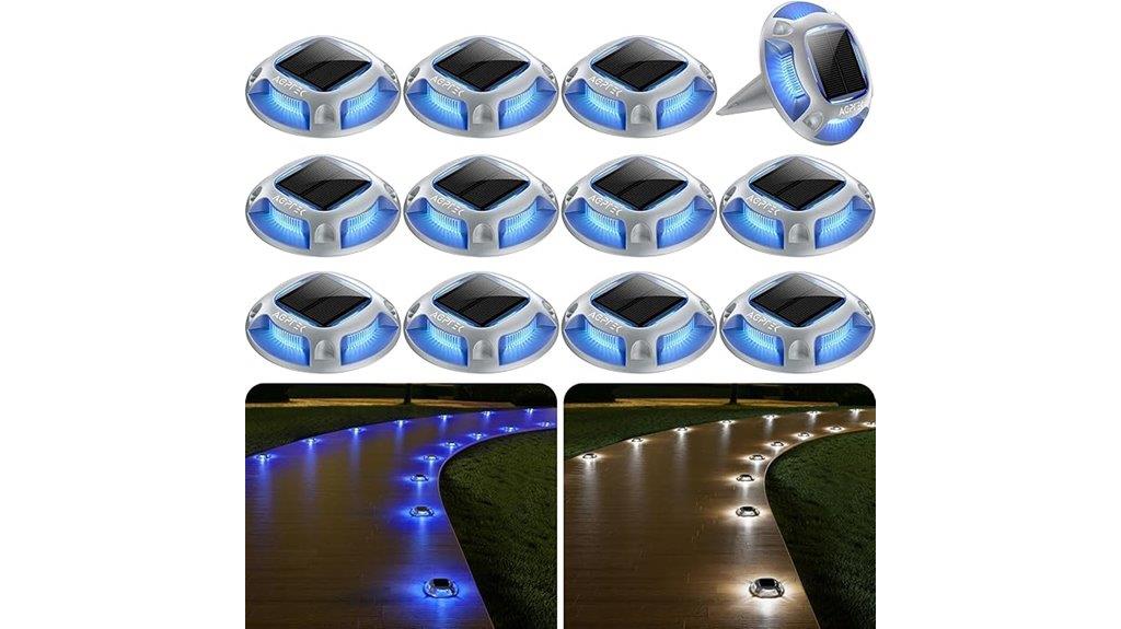 solar driveway lights pack