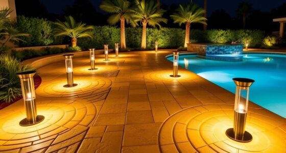 solar pool deck lighting