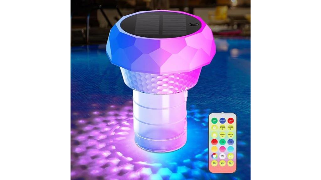 solar powered floating chlorine dispenser