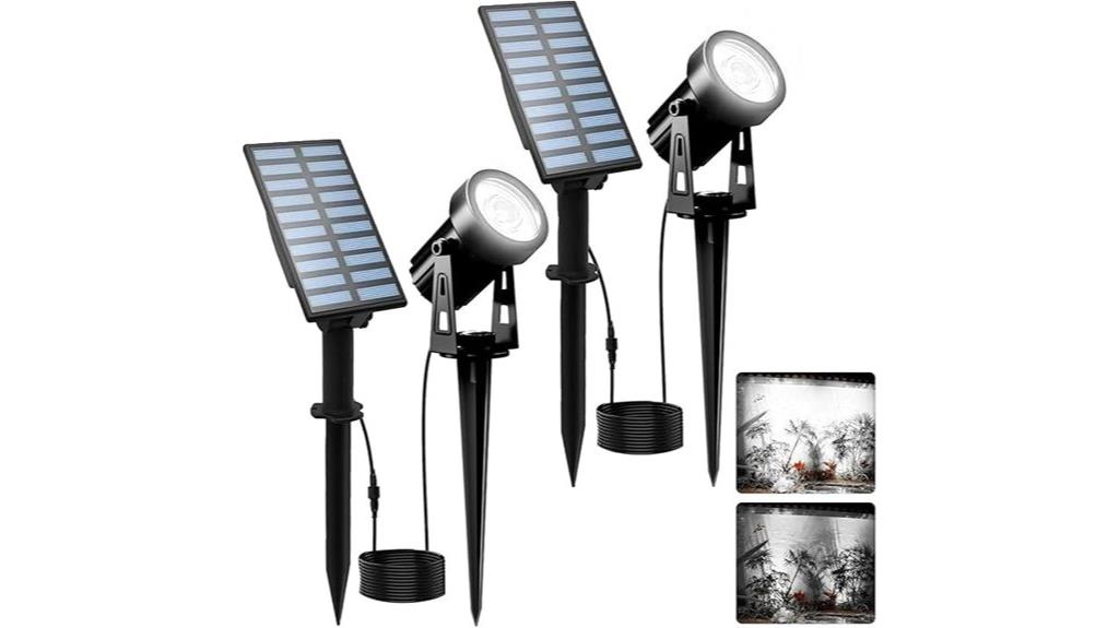 solar powered garden spotlights