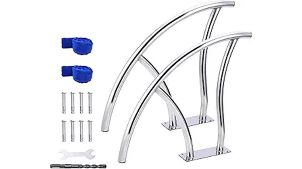 stainless steel pool rails