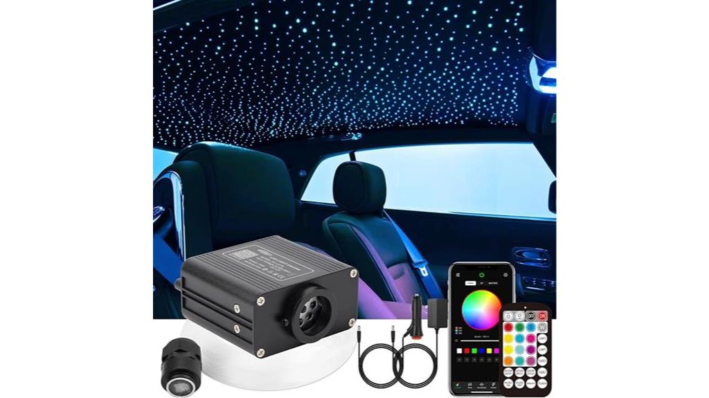 starry fiber optic lighting