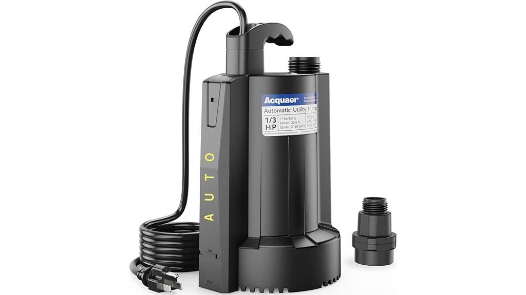 submersible 1 3 hp pump