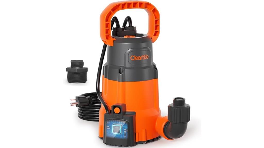 submersible water sensor pump