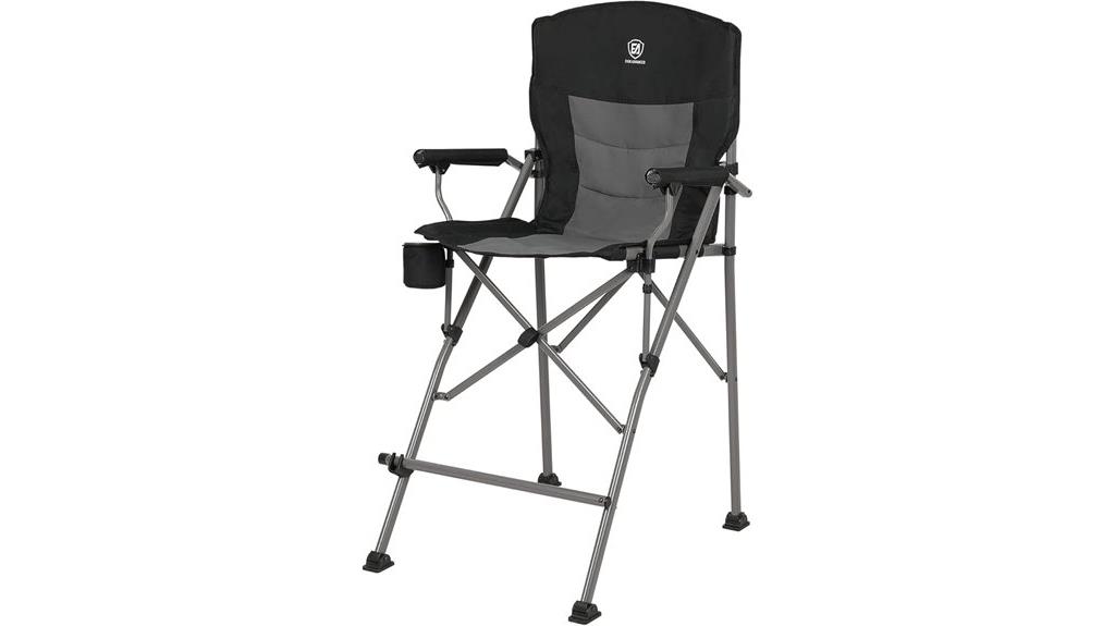 tall director s chair with cup holder