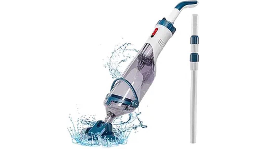telescopic pole pool vacuum