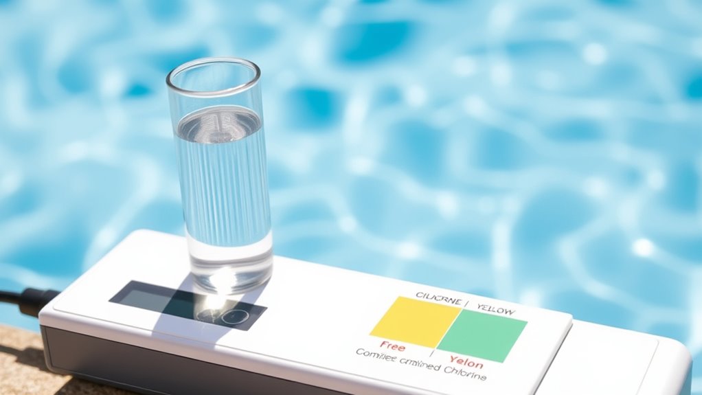 test chlorine levels regularly