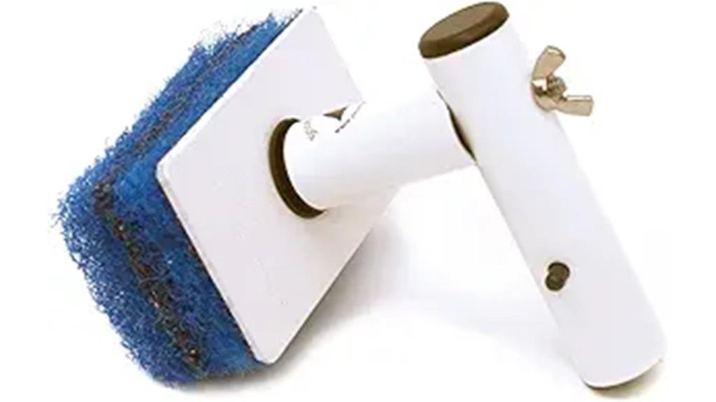 tile scrubber with quick connect