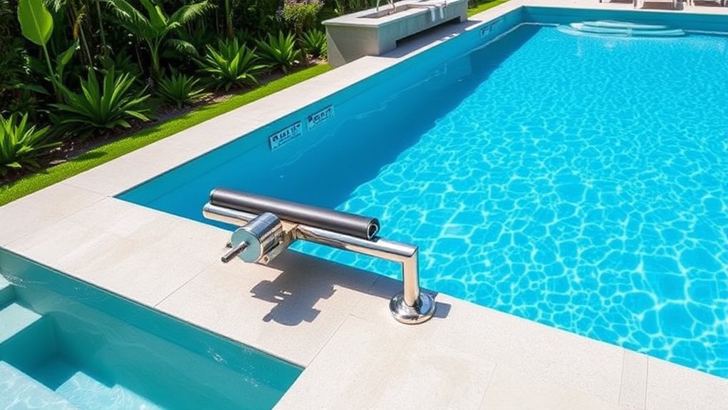 top automatic pool cover reels