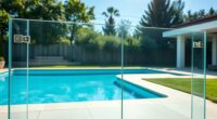 top frameless pool fence options