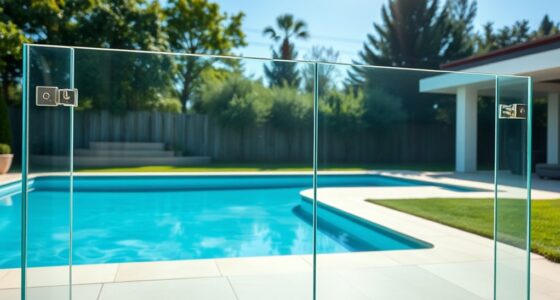 top frameless pool fence options