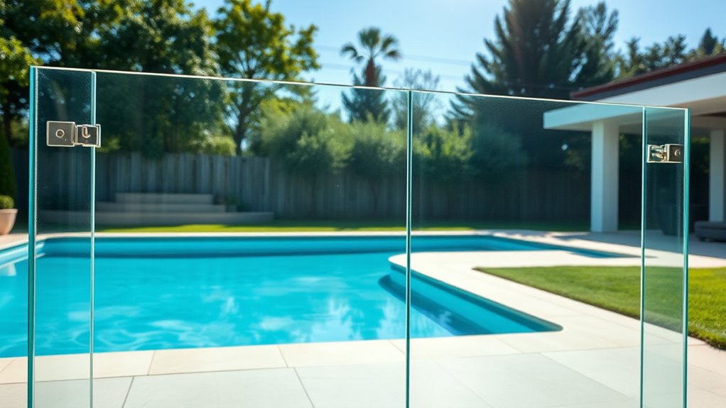 top frameless pool fence options