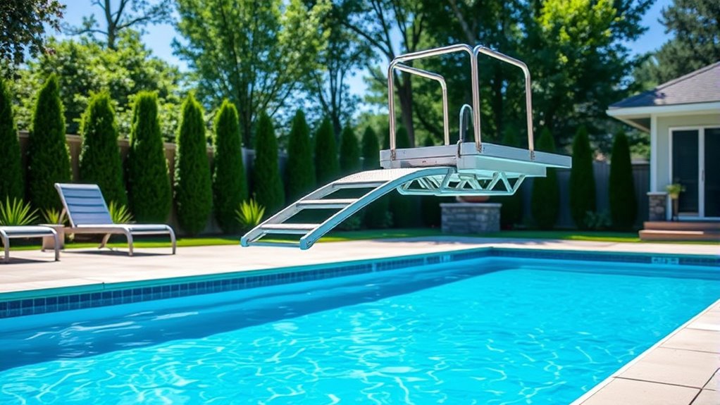 top inground pool diving boards