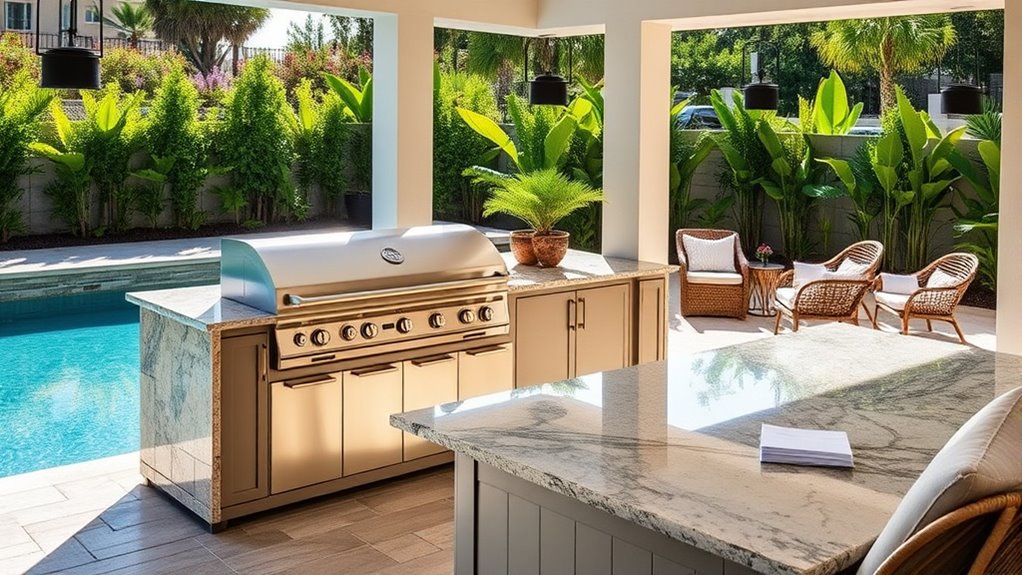 top outdoor grill islands