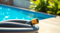 top pool backwash hose options