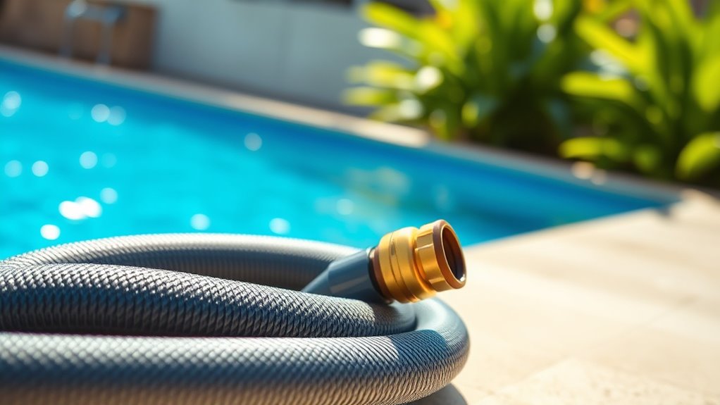 top pool backwash hose options