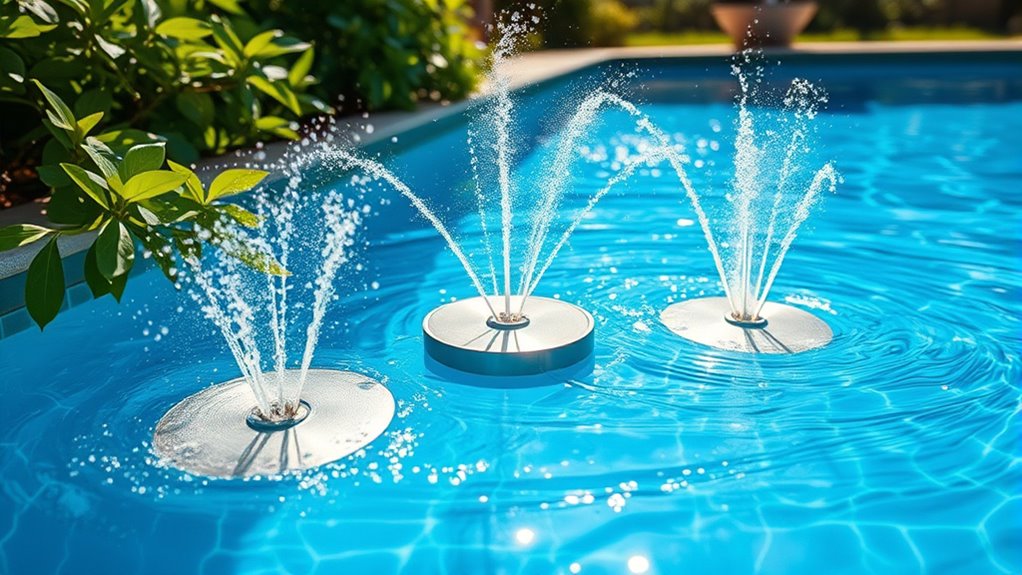 top pool cooling aerators