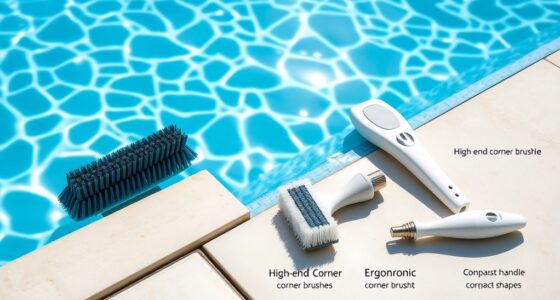 top pool corner brush selection