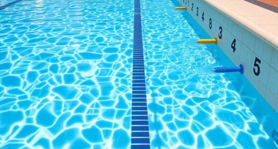 top pool depth markers