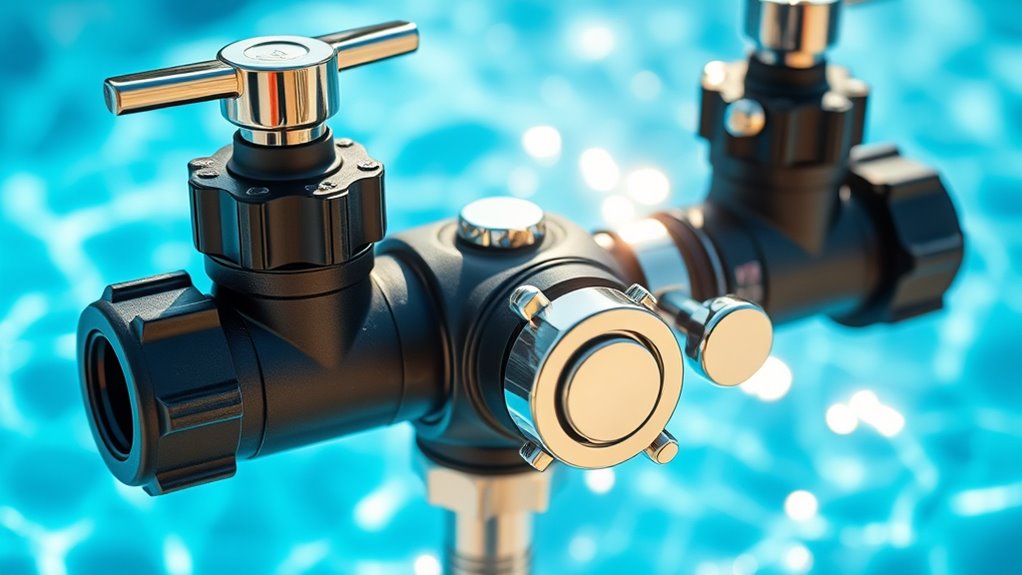top pool filter multiport valves