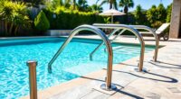 top pool handrails for safety