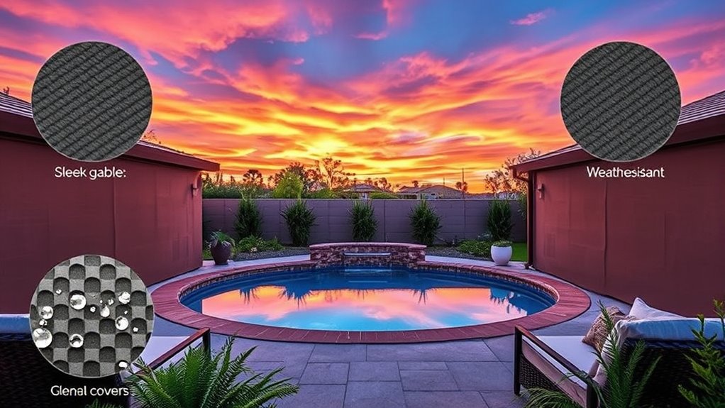 top pool heater cover options