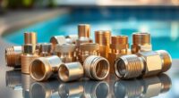 top pool heater fittings